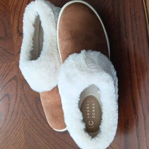 LC Lauren Conrad Women's Furry Slippers
